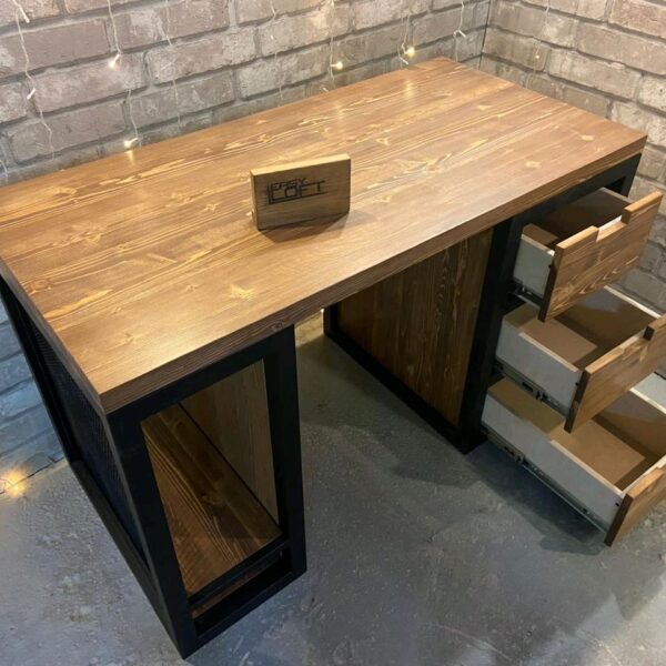 Стол компьютерный в стиле Лофт С-279