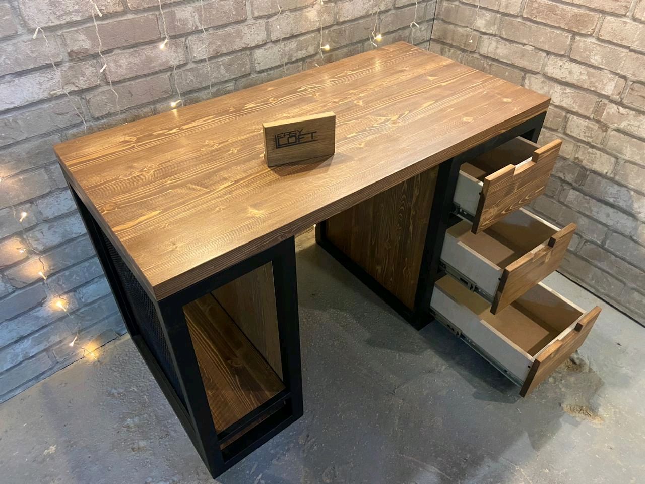 Стол компьютерный в стиле Лофт С-279