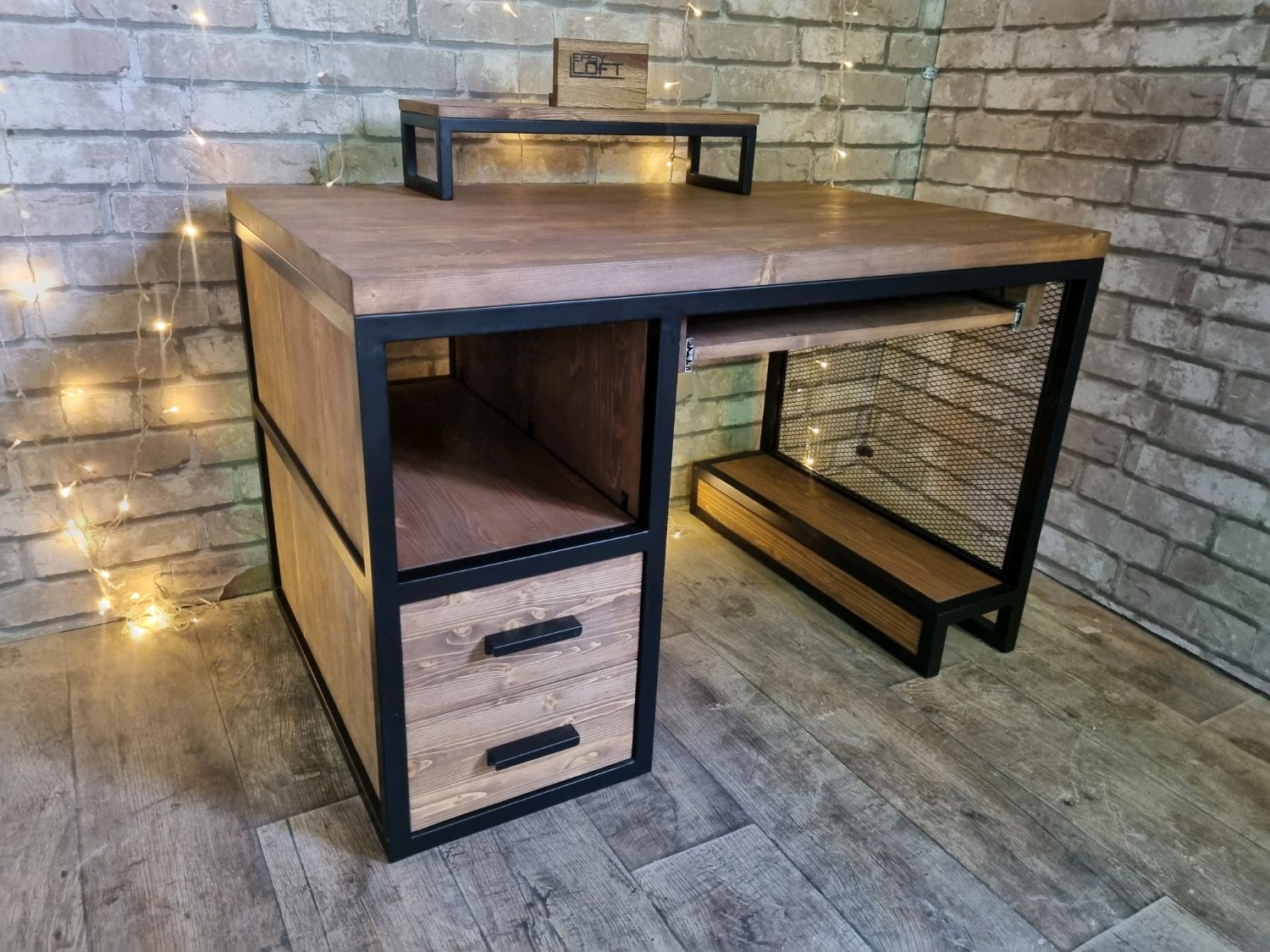 Стол компьютерный в стиле Лофт С-311