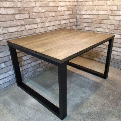 Стол обеденный в стиле Лофт из массива дуба С-227