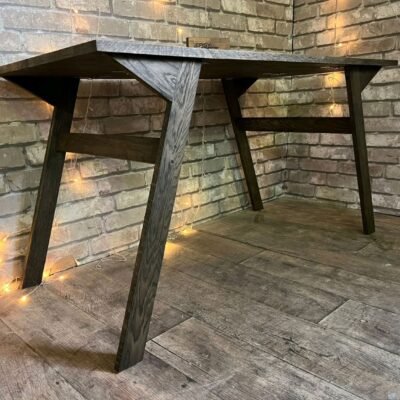 Стол обеденный в стиле Лофт из массива дуба С-325