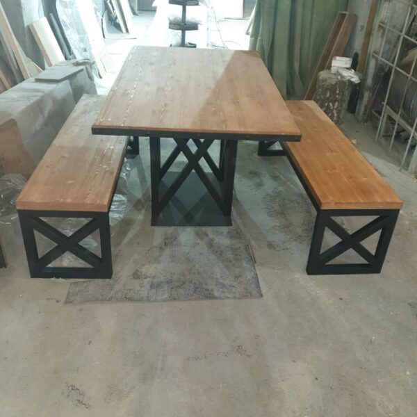 Стол обеденный в стиле Лофт С-101