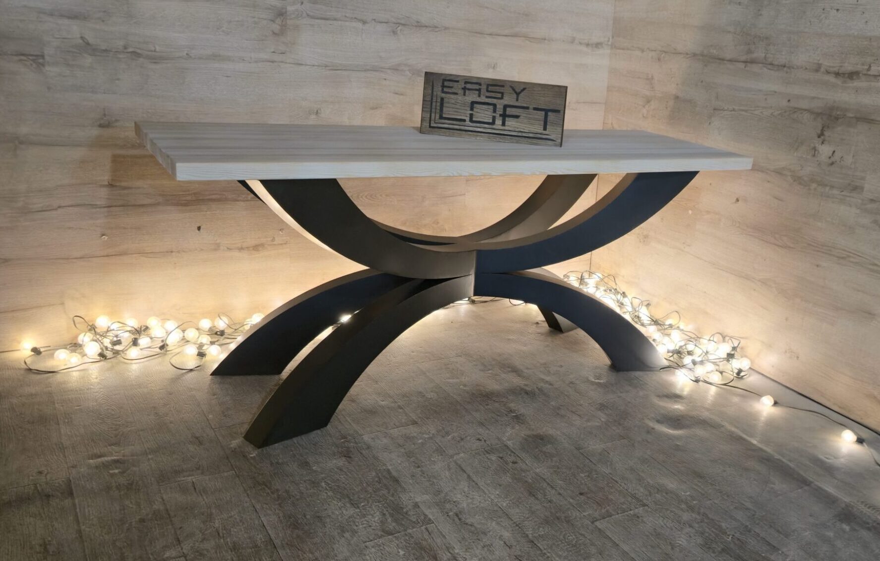 Стол обеденный в стиле Лофт С-449