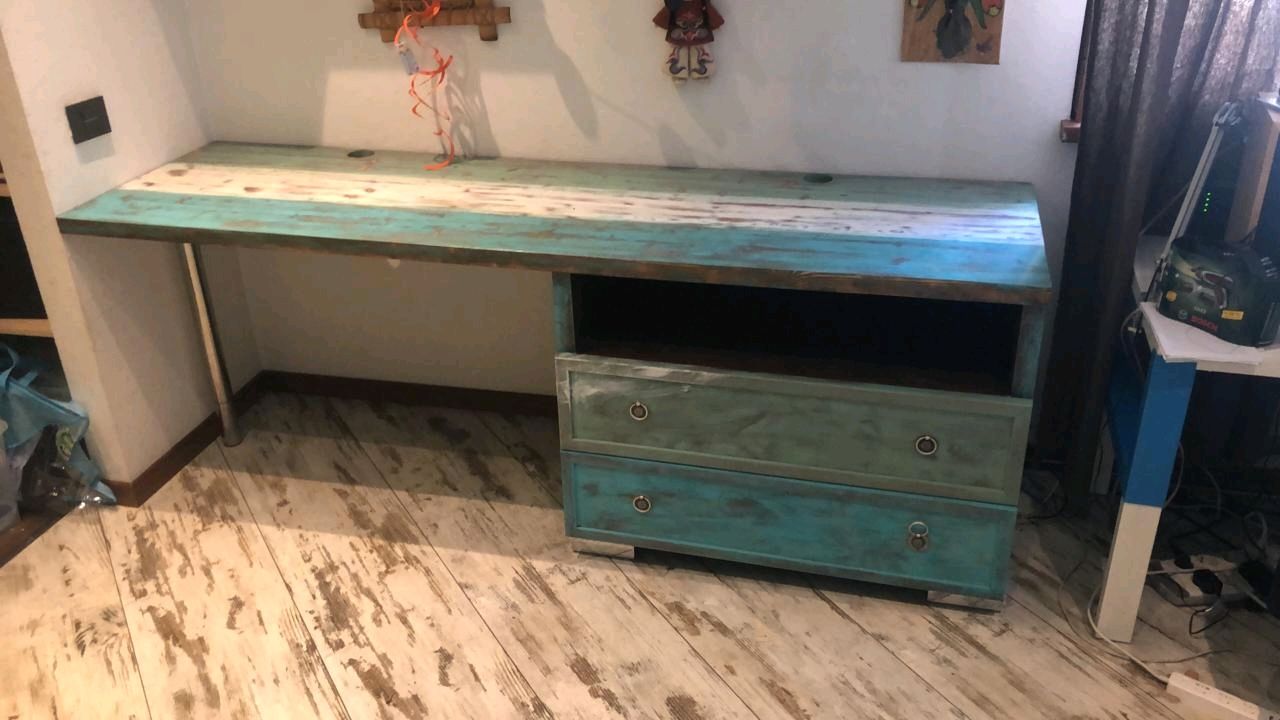 Стол письменный в стиле Лофт С-047