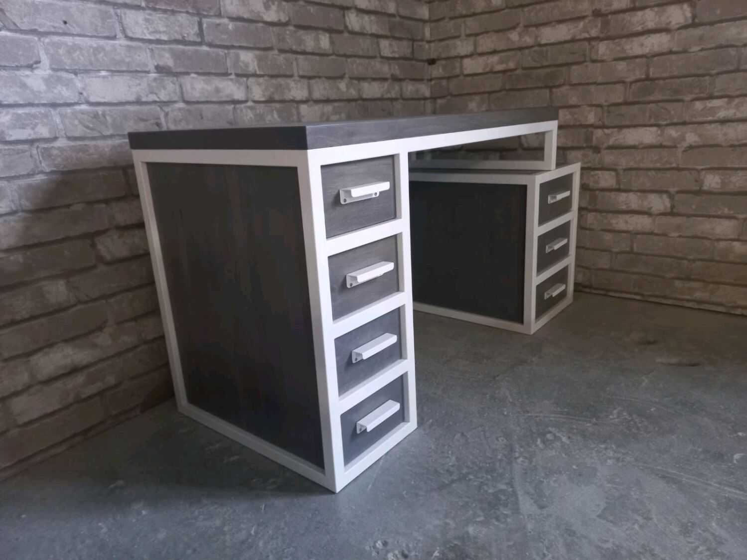 Стол письменный в стиле Лофт С-240