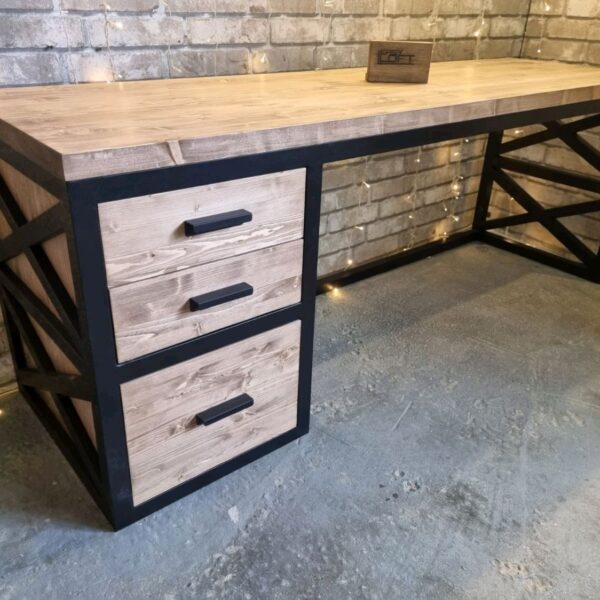 Стол письменный в стиле Лофт С-295