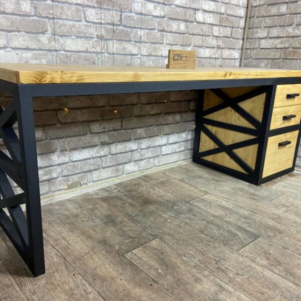 Стол письменный в стиле Лофт С-403