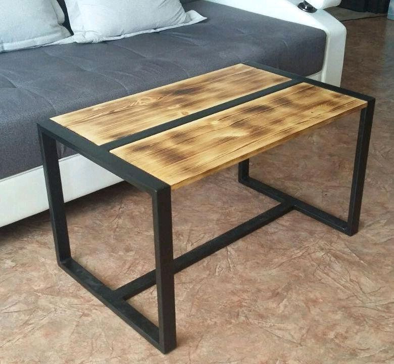 Стол журнальный в стиле Лофт С-015