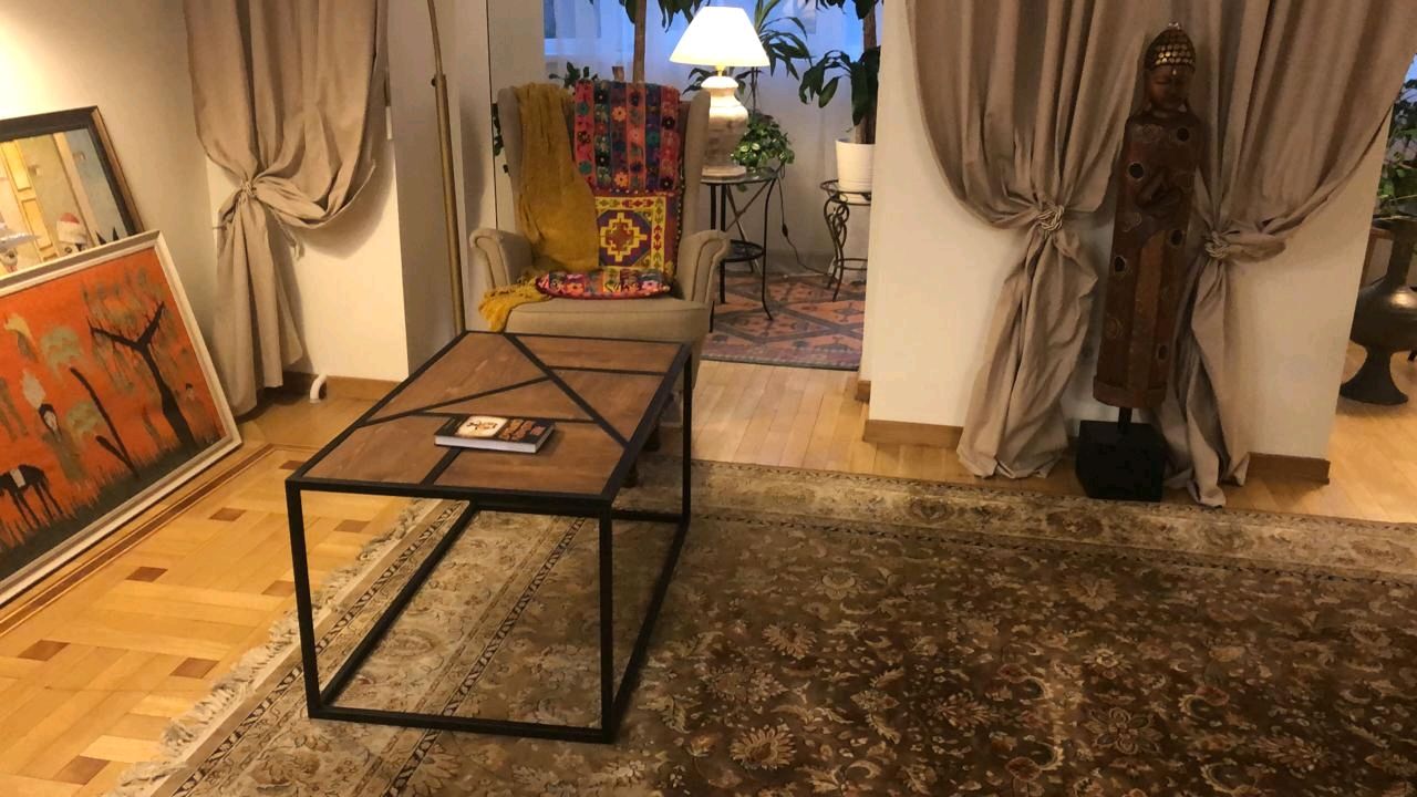 Стол журнальный в стиле Лофт С-057