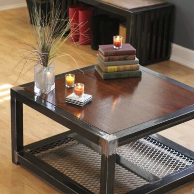 Стол журнальный в стиле Лофт С-062