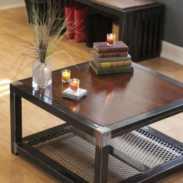 Стол журнальный в стиле Лофт С-062