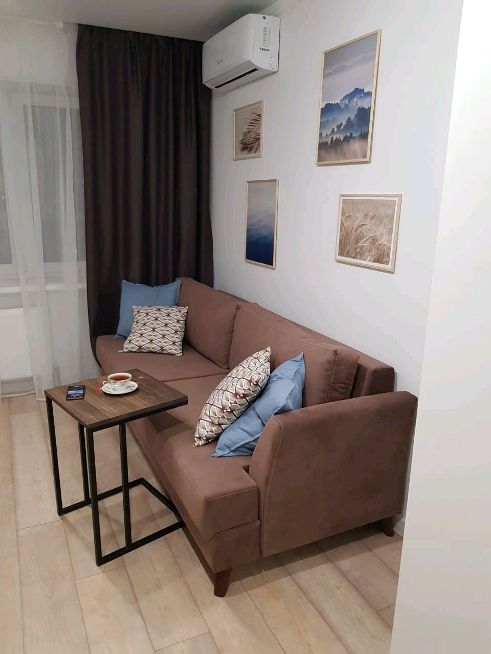 Стол журнальный в стиле Лофт С-162