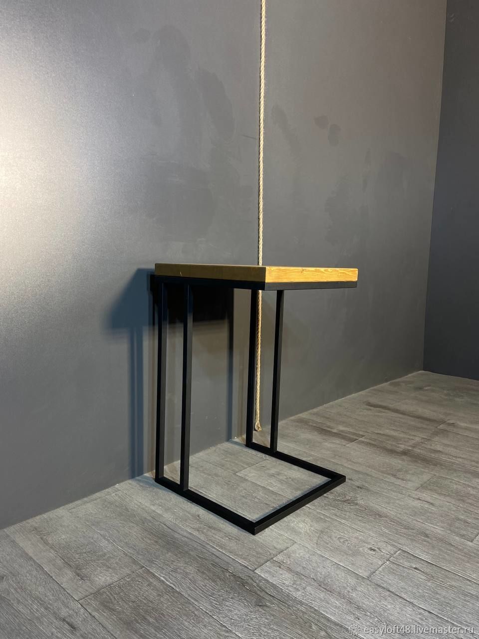 Стол журнальный в стиле Лофт С-415