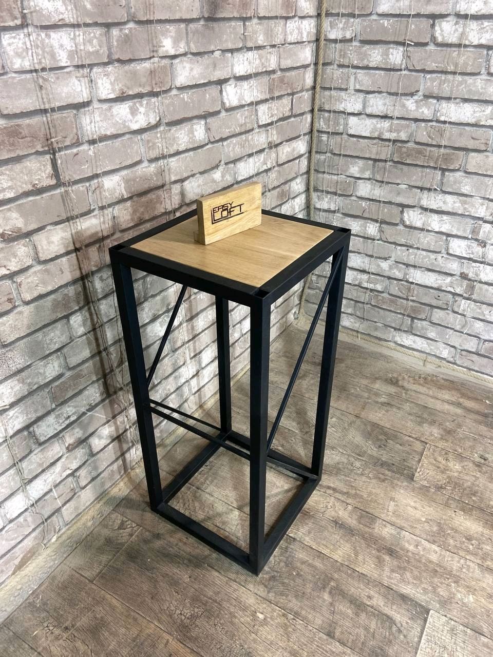 Стул в стиле Лофт из массива дуба У-004