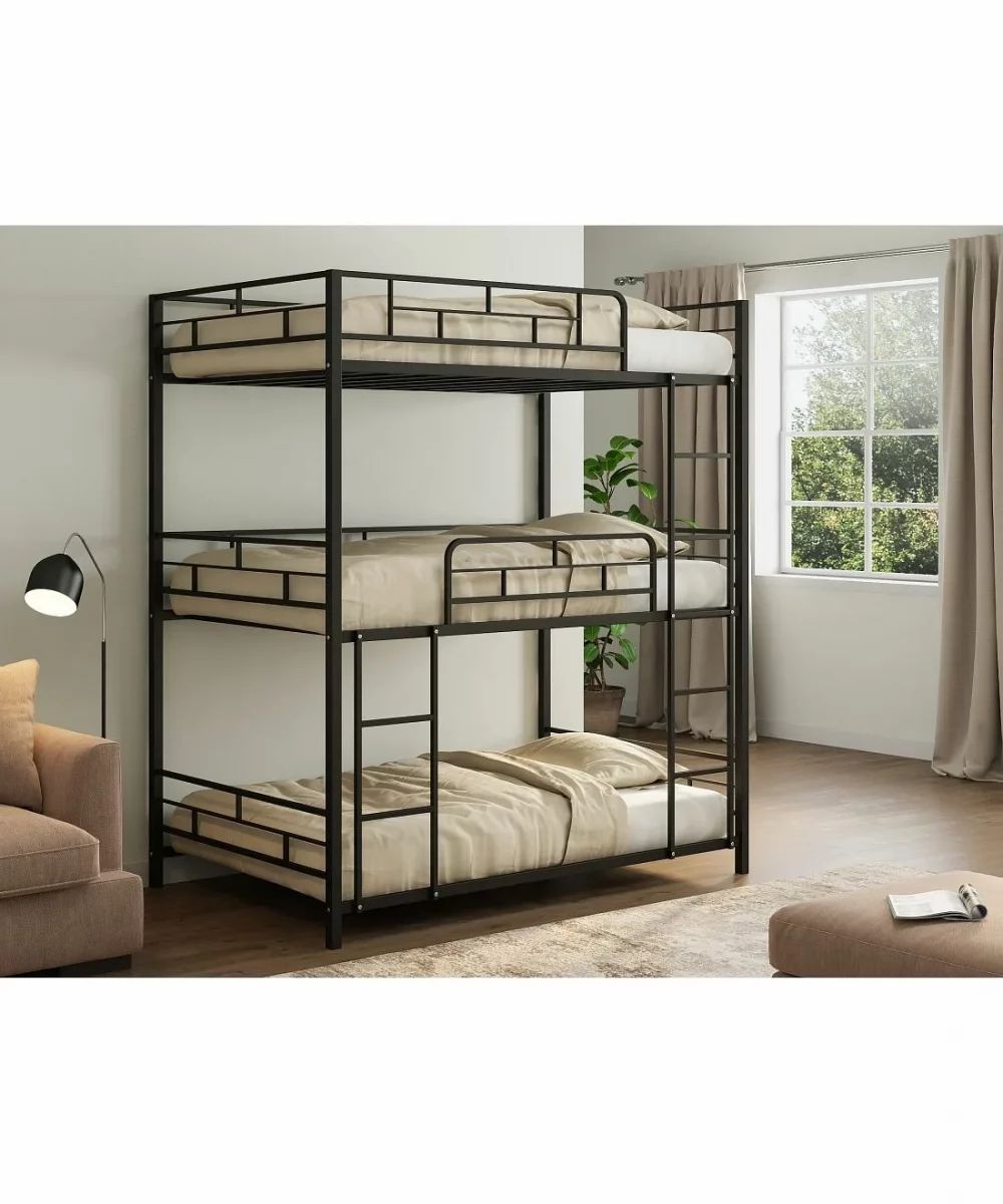 Трехъярусная кровать из металла №131