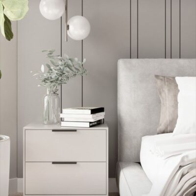 Тумба прикроватная белая №209