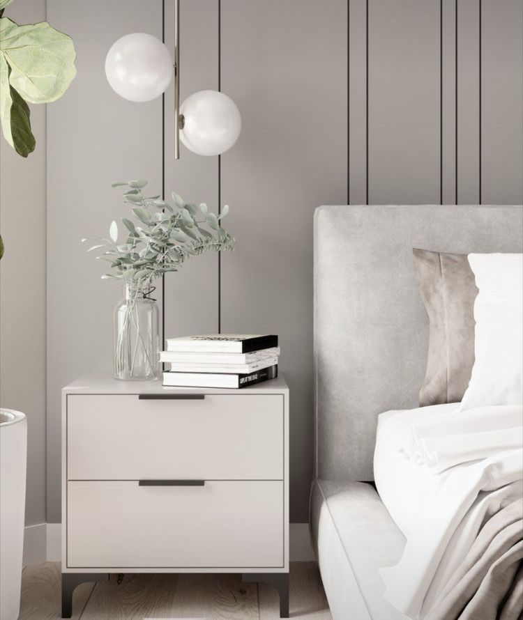 Тумба прикроватная белая №209