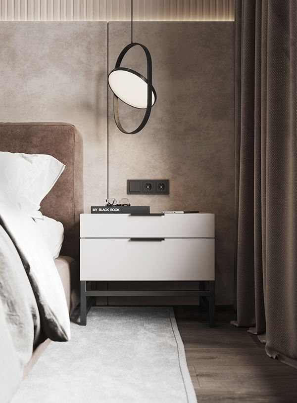 Тумба прикроватная белая на металлокаркасе №208