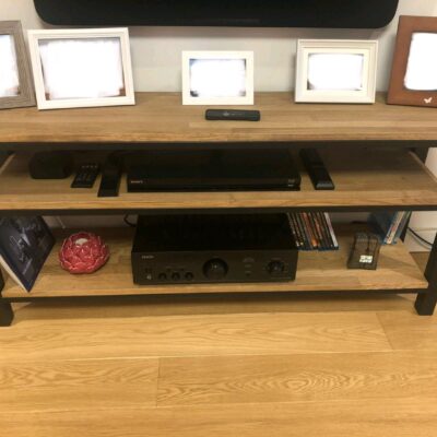 Тумба в стиле Лофт из массива дуба Т-038