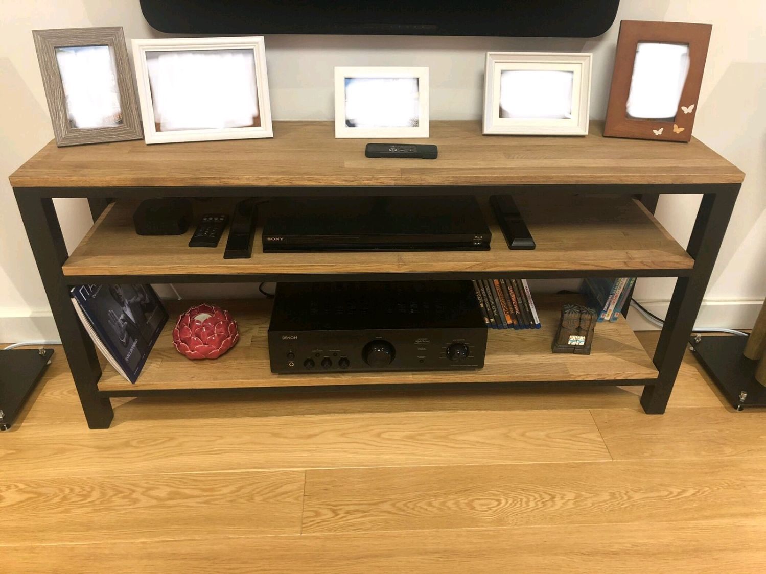 Тумба в стиле Лофт из массива дуба Т-038