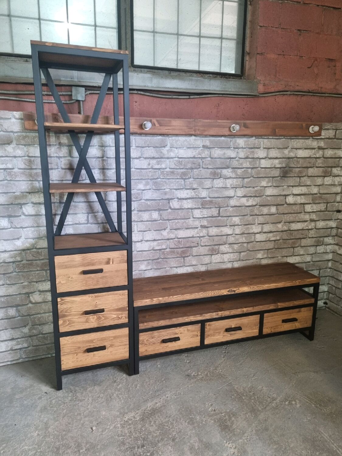 Тумба в стиле Лофт Т-050