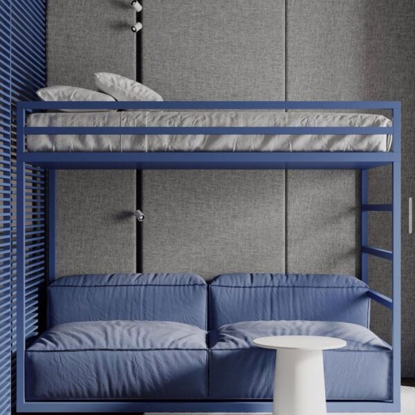 Яркая кровать-чердак №92